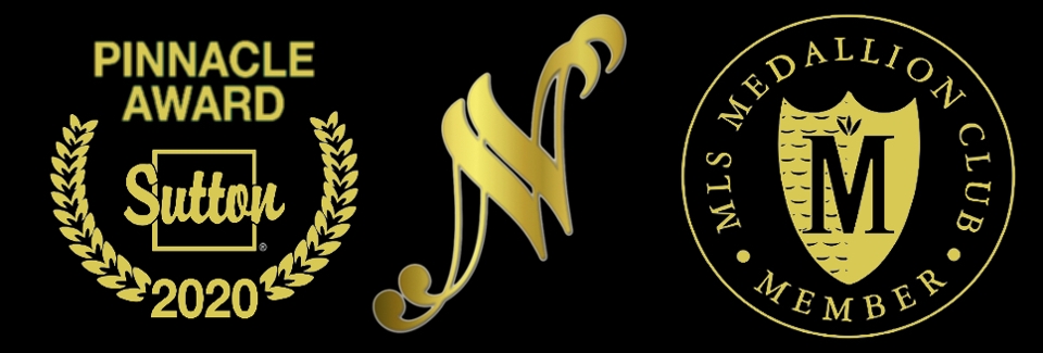 Nadia Naderi's Sutton Pinnacle Award and Medallion Club plaques